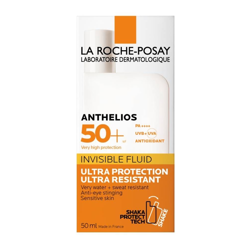 La Roche-Posay Anthelios Fluide Invisible Shaka SPF50+ Λεπτόρρευστη Αντηλιακή Κρέμα για το Πρόσωπο Πολύ Υψηλής Προστασίας 50ml