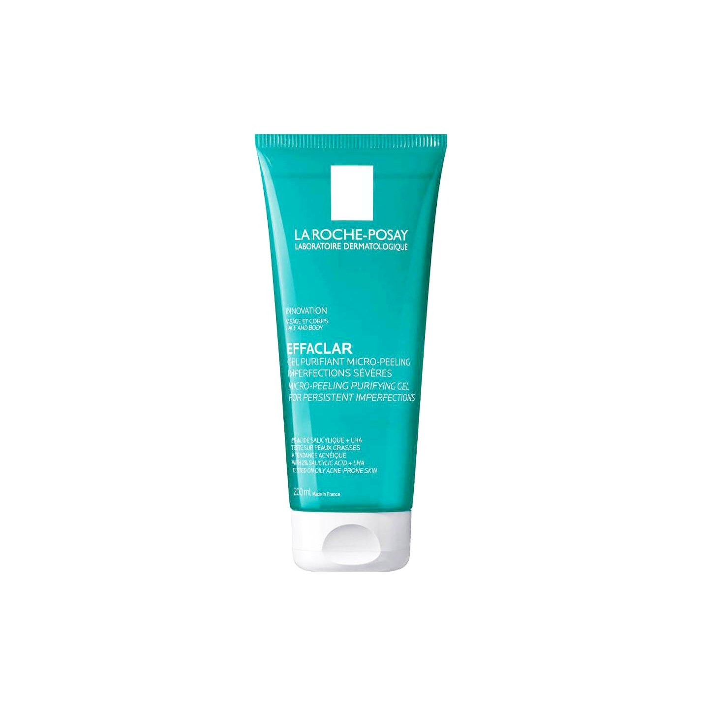 La roche-Posay Effaclar Gel Purifiant Micro Peeling για Σοβαρές Ατέλειες και Έντονα Σημάδια 200ml
