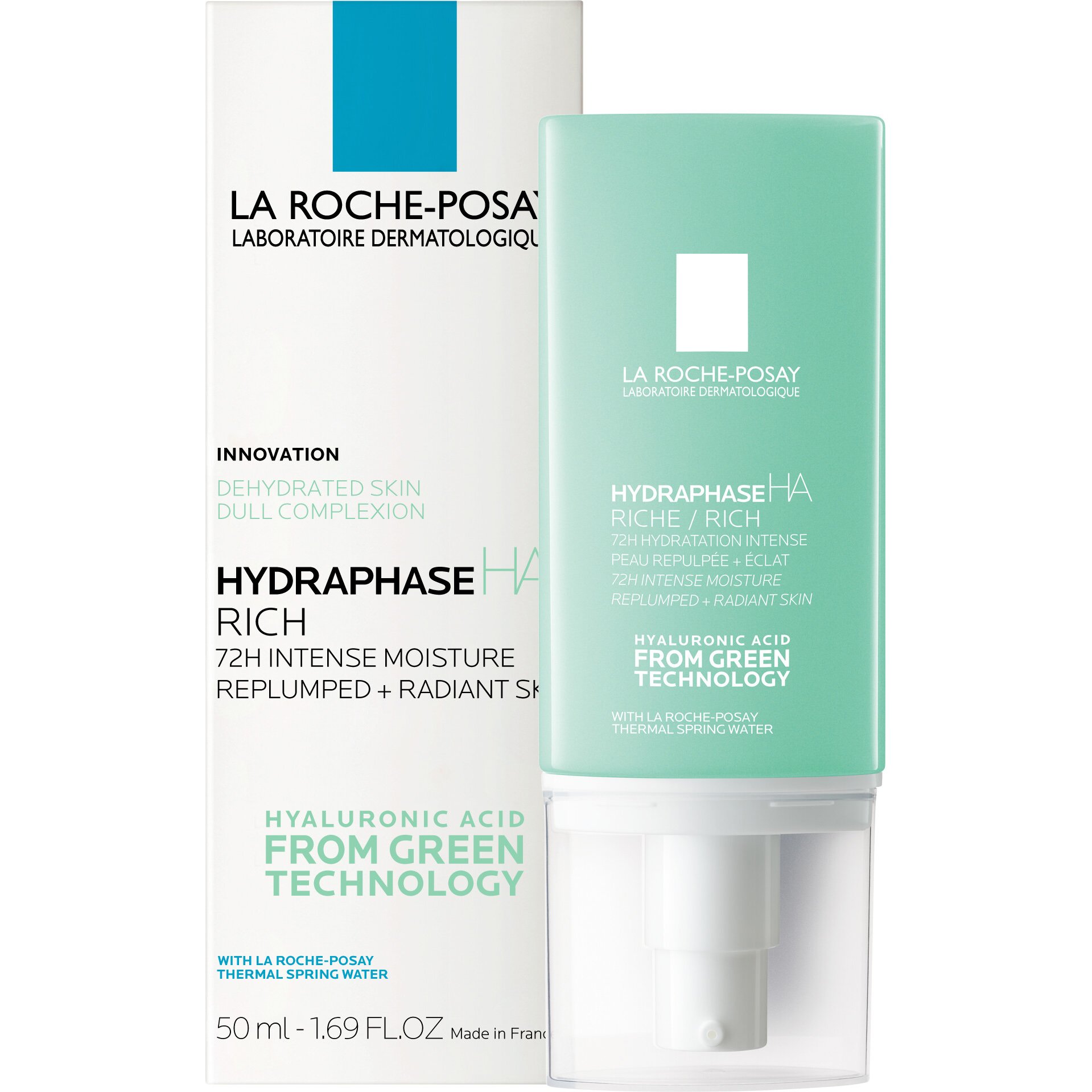 La Roche-Posay Hydraphase HA Rich Πλούσια Ενυδατική Κρέμα με Υαλουρονικό Οξύ για Θαμπές, Αφυδατωμένες Επιδερμίδες 50ml