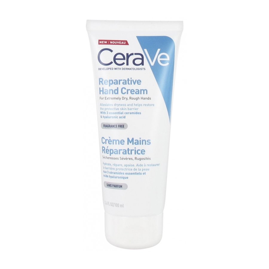 CeraVe Reparative Hand Cream Επανορθωτική Κρέμα Χεριών για Πολύ Ξηρό, Τραχύ Δέρμα 100ml