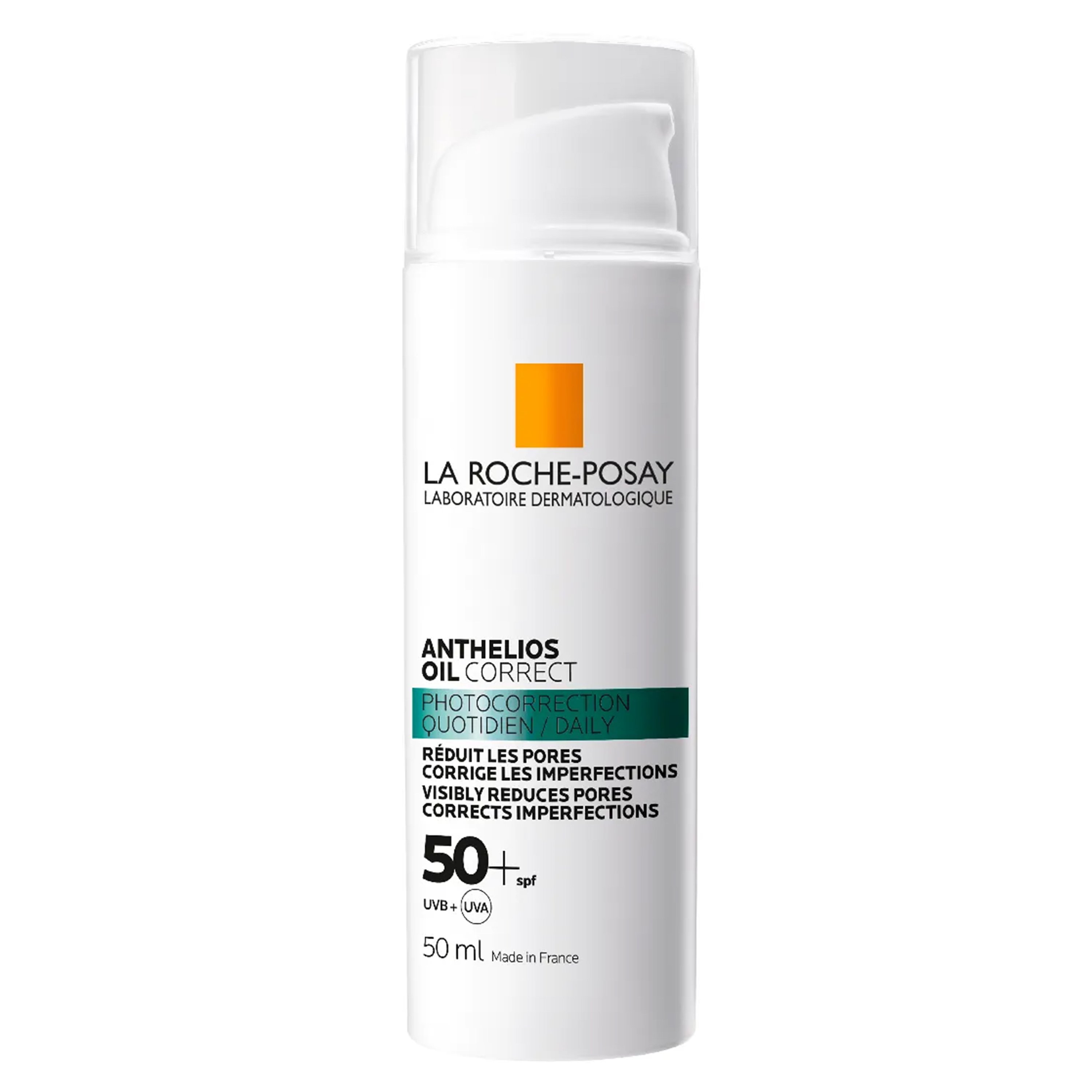 La Roche-Posay La Roche-Posay Anthelios Oil Correct Photocorrection Daily Gel Cream Spf50+ Αντηλιακό Προσώπου Πολύ Υψηλής Προστασίας για τις Ατέλειες 50ml