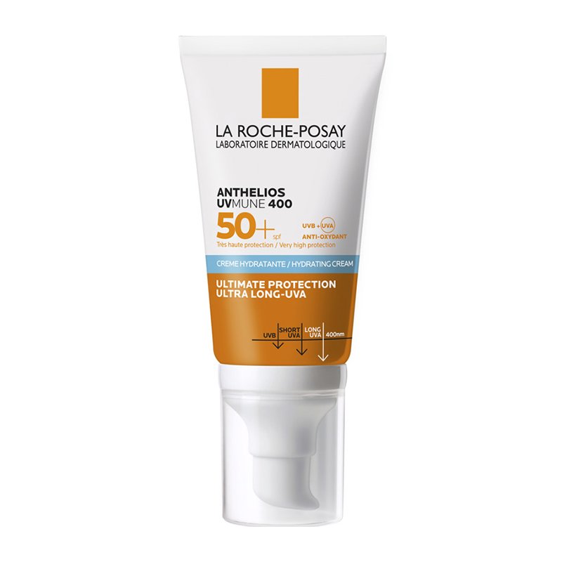 La Roche-Posay Anthelios UVMune 400 Hydrating Sun Cream Spf50+ Αντηλιακή Ενυδατική Κρέμα Προσώπου Πολύ Υψηλής Προστασίας 50ml