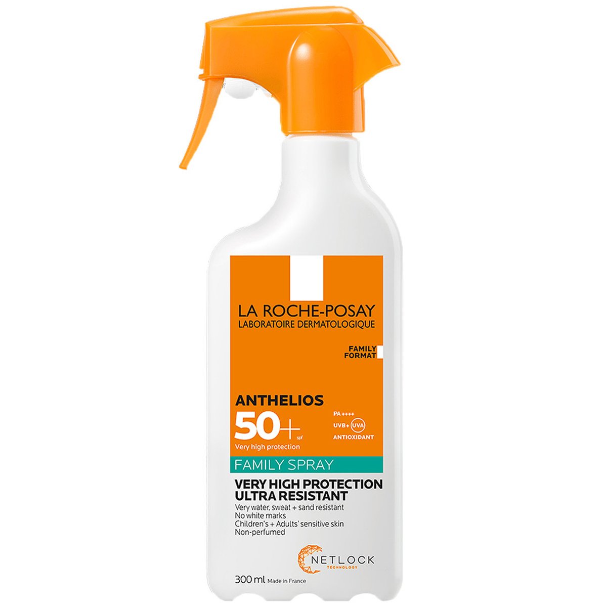 La Roche-Posay La Roche-Posay Anthelios Family Spray Spf50+ Αντηλιακό Γαλάκτωμα Προσώπου, Σώματος Πολύ Υψηλής Προστασίας για Όλη την Οικογένεια, Χωρίς Άρωμα 300ml