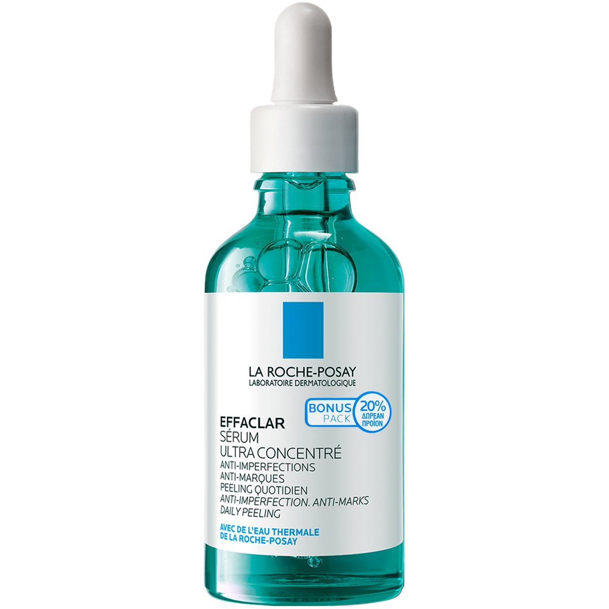 La Roche-Posay Effaclar Ulta Concentrated Serum Ορός Προσώπου για Καθημερινή Φροντίδα Απολέπισης Κατά των Ατελειών & των Σημαδιών 50ml Promo 20% Δωρεάν Προϊόν