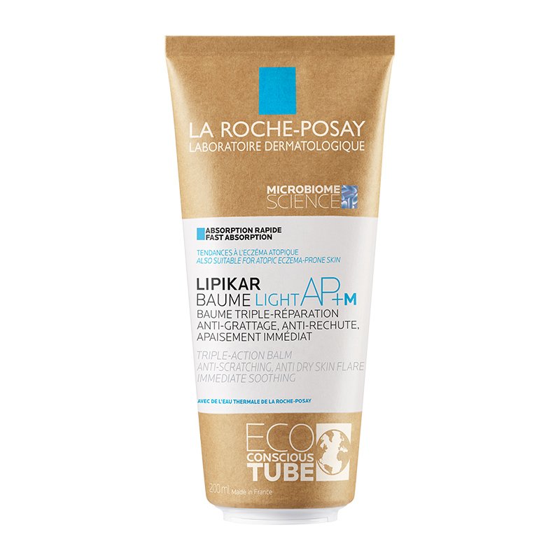 La Roche-Posay Lipikar Baume Light AP+M Μαλακτικό Βάλσαμο με Τριπλή Δράση Ενάντια στο Κνησμό Eco Tube 200ml