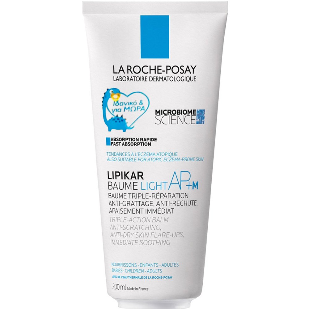 La Roche-Posay La Roche-Posay Lipikar Baume Light AP+M Ενυδατικό Βάλσαμο για το Ξηρό Δέρμα με Τάση Ατοπίας & Αλλεργίας 200ml