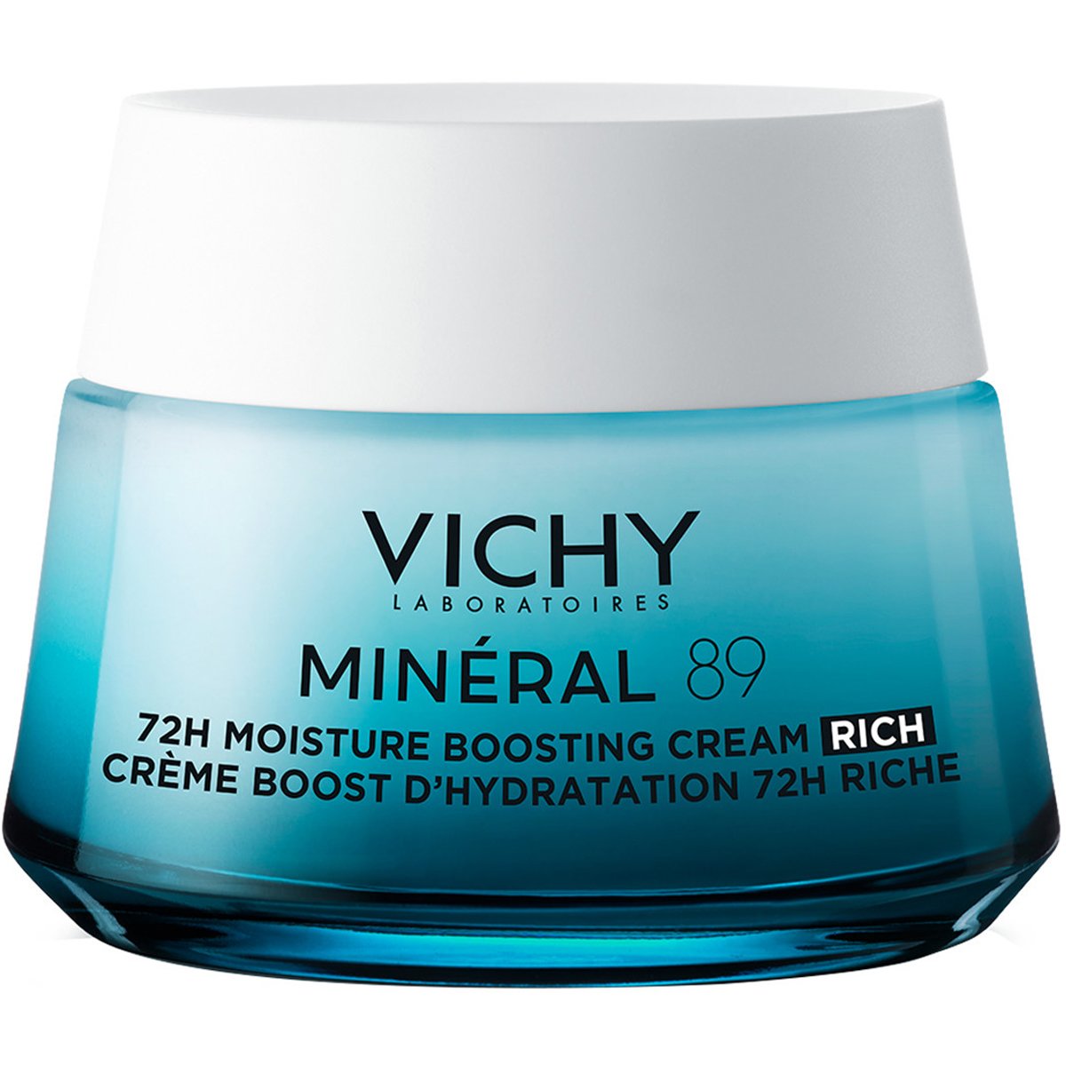 Vichy Mineral 89 72H Moisture Boosting Rich Texture Cream Κρέμα Προσώπου Πλούσιας Υφής με Υαλουρονικό Οξύ για Εντατική Ενυδάτωση της Ξηρής Επιδερμίδας Έως 72 Ώρες 50ml