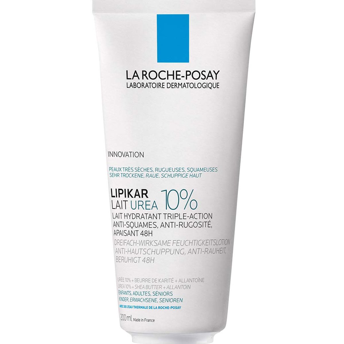 La Roche-Posay Lipikar Lait Urea 10% 48ωρο Ενυδατικό Γαλάκτωμα Σώματος Κατά της Απολέπισης & της Τραχύτητας 200ml