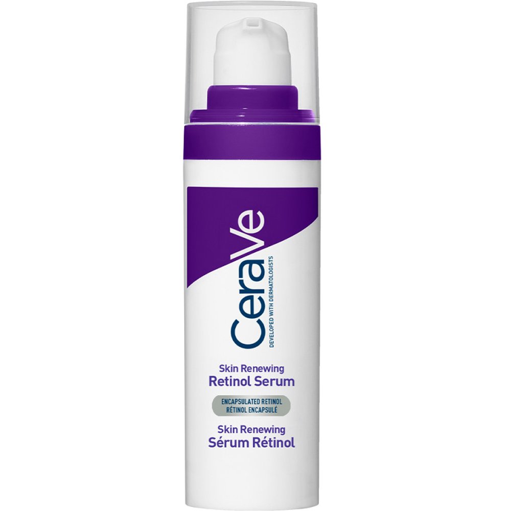 CeraVe Skin Renewing Retinol​ Serum Ορός Προσώπου με Ενθυλακωμένη Ρετινόλη, 3 Απαραίτητα Κεραμίδια & Υαλουρονικό Οξύ για Μείωση των Λεπτών Γραμμών & Αντιγήρανση 30ml