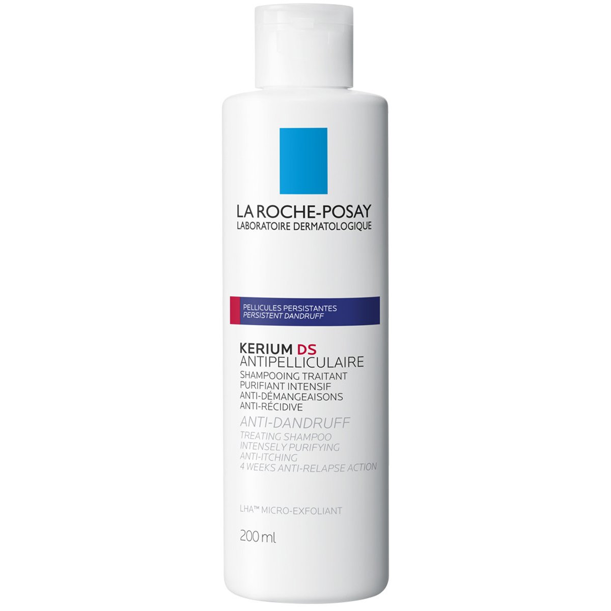 La Roche-Posay La Roche-Posay Kerium DS Anti-Dandruff Shampoo Σαμπουάν Εντατικής Μικροαπολέπισης Κατά της Πιτυρίδας 200ml