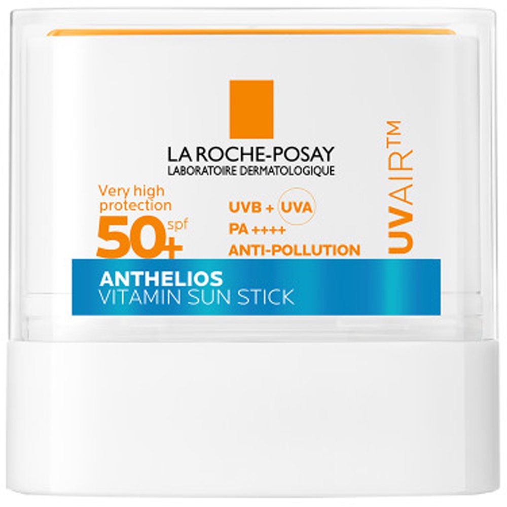 La Roche-Posay Anthelios UVAir Spf50+ Vitamin Sun Stick Ανάλαφρο Αντηλιακό Στικ Προσώπου Πολύ Υψηλής Προστασίας με Βιταμίνη Ε 9g