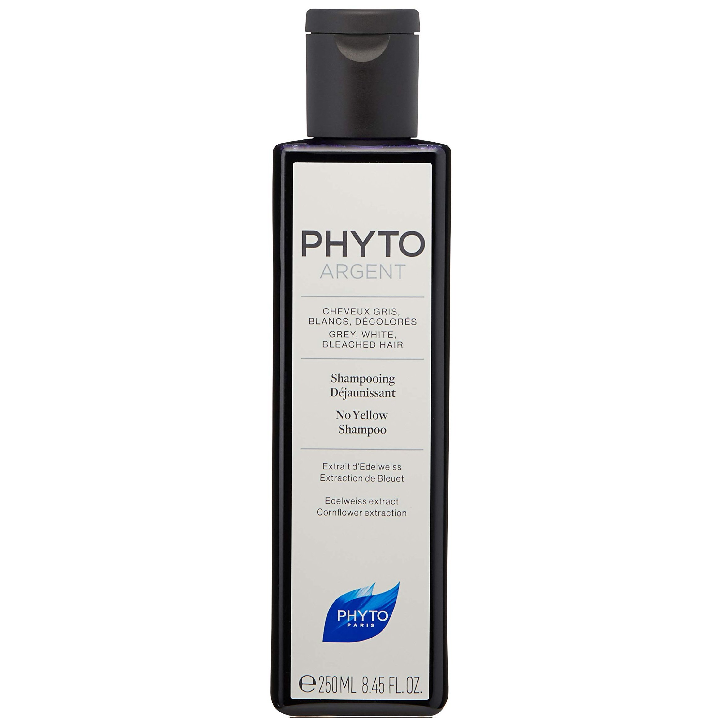 Phyto Argent Shampoo 250ml,Σαμπουάν Μείωσης Κίτρινων Τόνων για Γκρίζα & Λευκά Μαλλιά