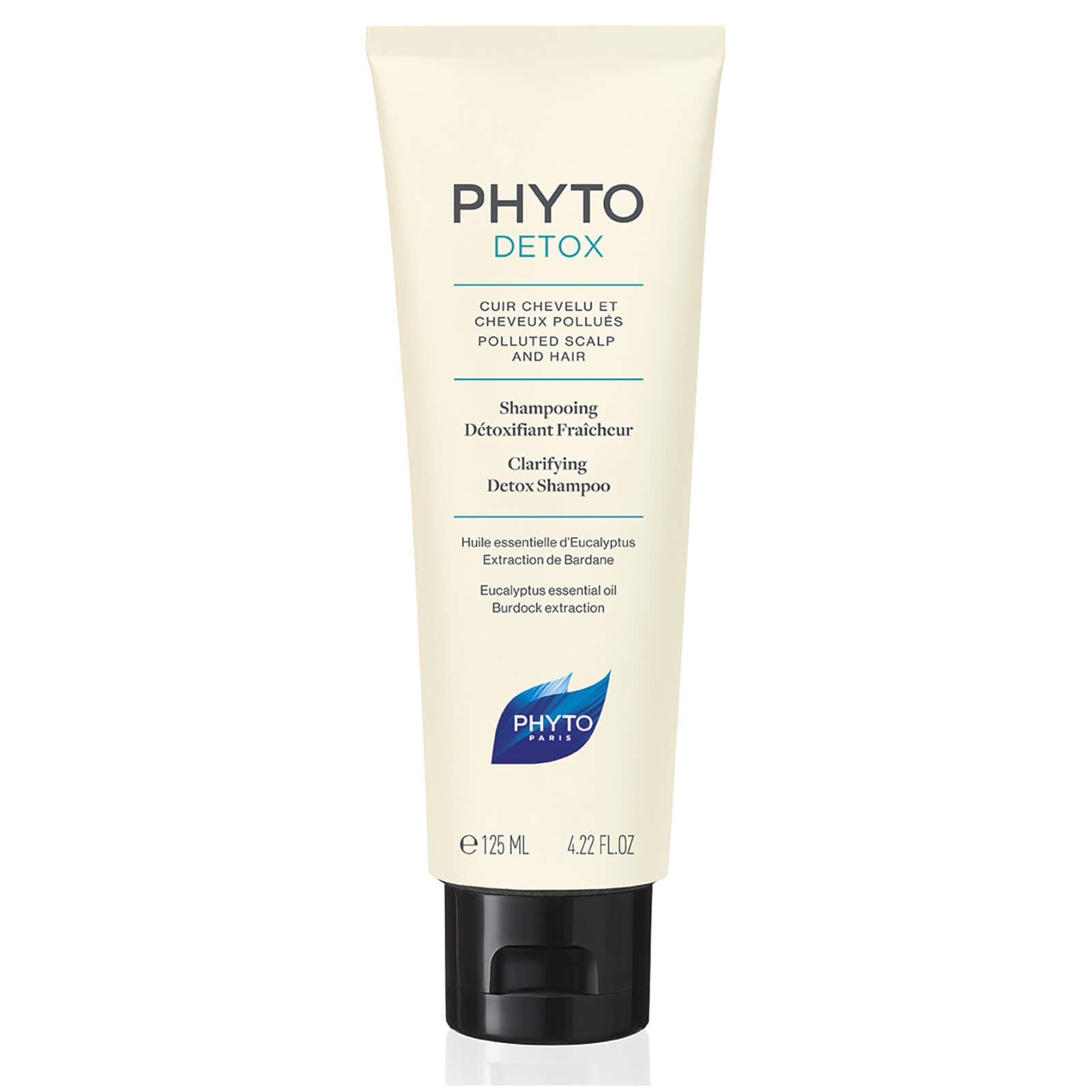 Phyto Detox Clarifying Detox Shampoo Καθαριστικό Αποτοξινωτικό Σαμπουάν που Απομακρύνει Ρύπους από Μαλλιά & Τριχωτό 125ml