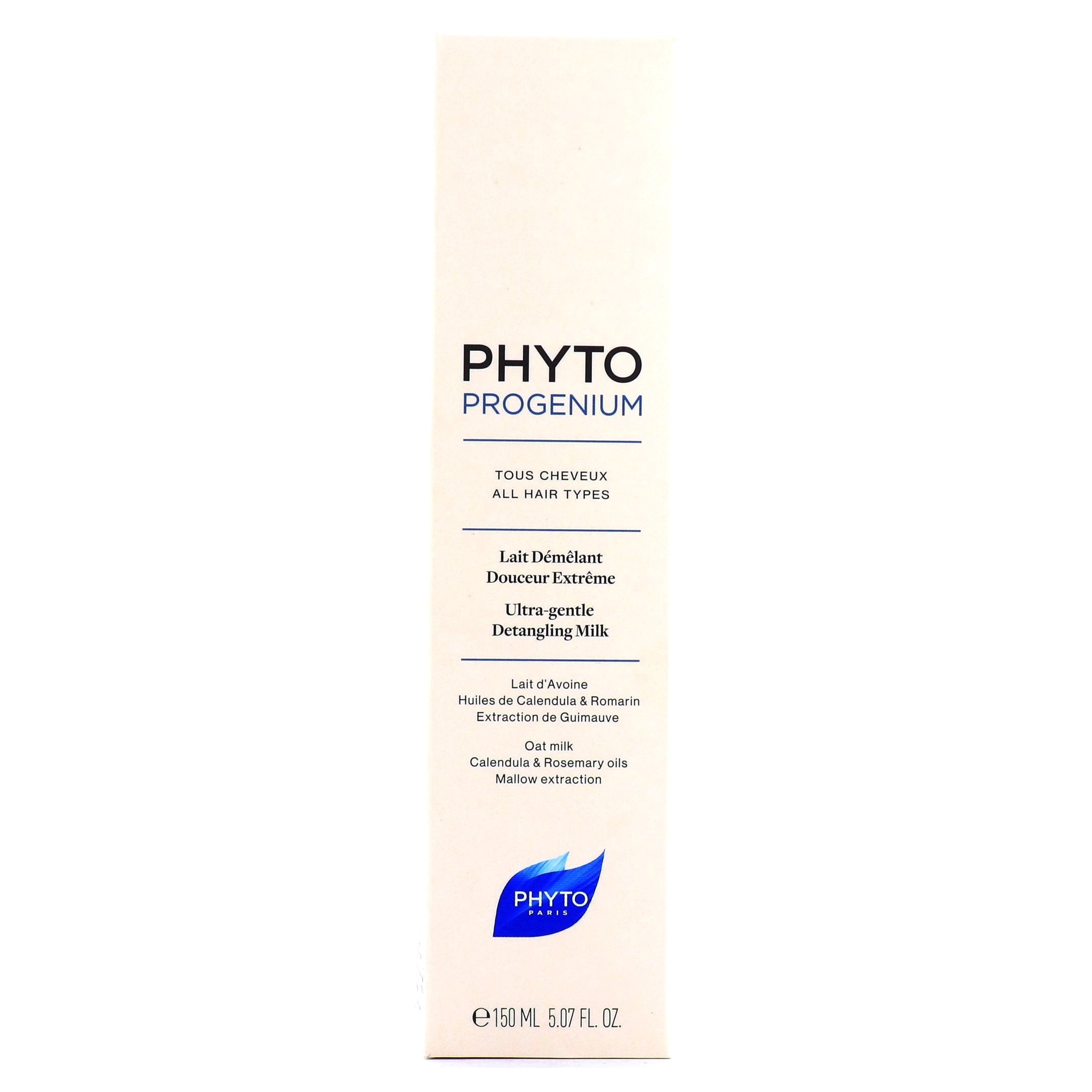 Phyto Progenium Ultra-Gentle Detangling Milk για την Ενίσχυση Όλων των Τύπων Μαλλιών 150ml