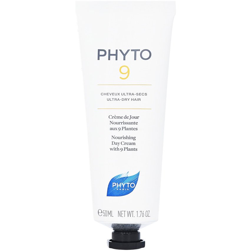 Phyto 9 Nourishing Day Cream With 9 Plants Ultra-Dry Hair Ενυδατική Κρέμα Μαλλιών με 9 Φυτά για Πολύ Ξηρά Μαλλιά 50ml