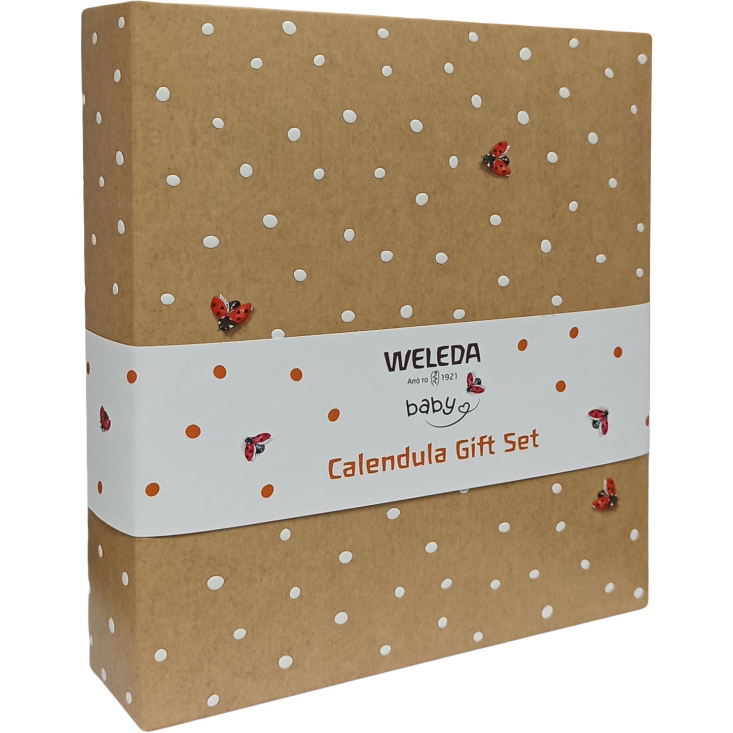 Weleda Calendula Baby Gift Set Nappy Change Cream 75ml + Shampoo & Body Wash 200ml + 10ml Travel Size & 20ml Travel Size & Οικολογικό Μασητικό Πασχαλιά
