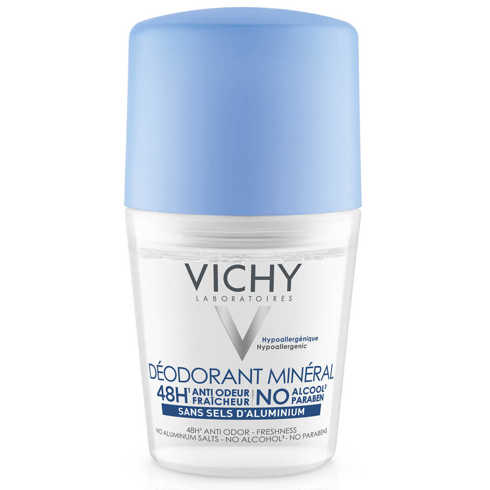 Vichy Deodorant Mineral Roll On Αποσμητικό Μέγιστη Ανοχή, Φρεσκάδα και Ενυδάτωση για Ευαίσθητη ή Αποτριχωμένη Επιδερμίδα 50ml