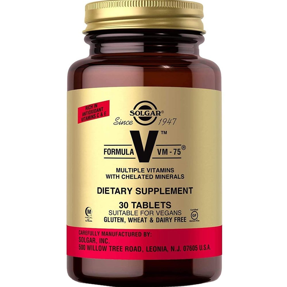 Solgar Formula VM-75 Συμπλήρωμα Διατροφής Πολυβιταμινών Κατά της Κόπωσης για Ενίσχυση του Ανοσοποιητικού 30tabs