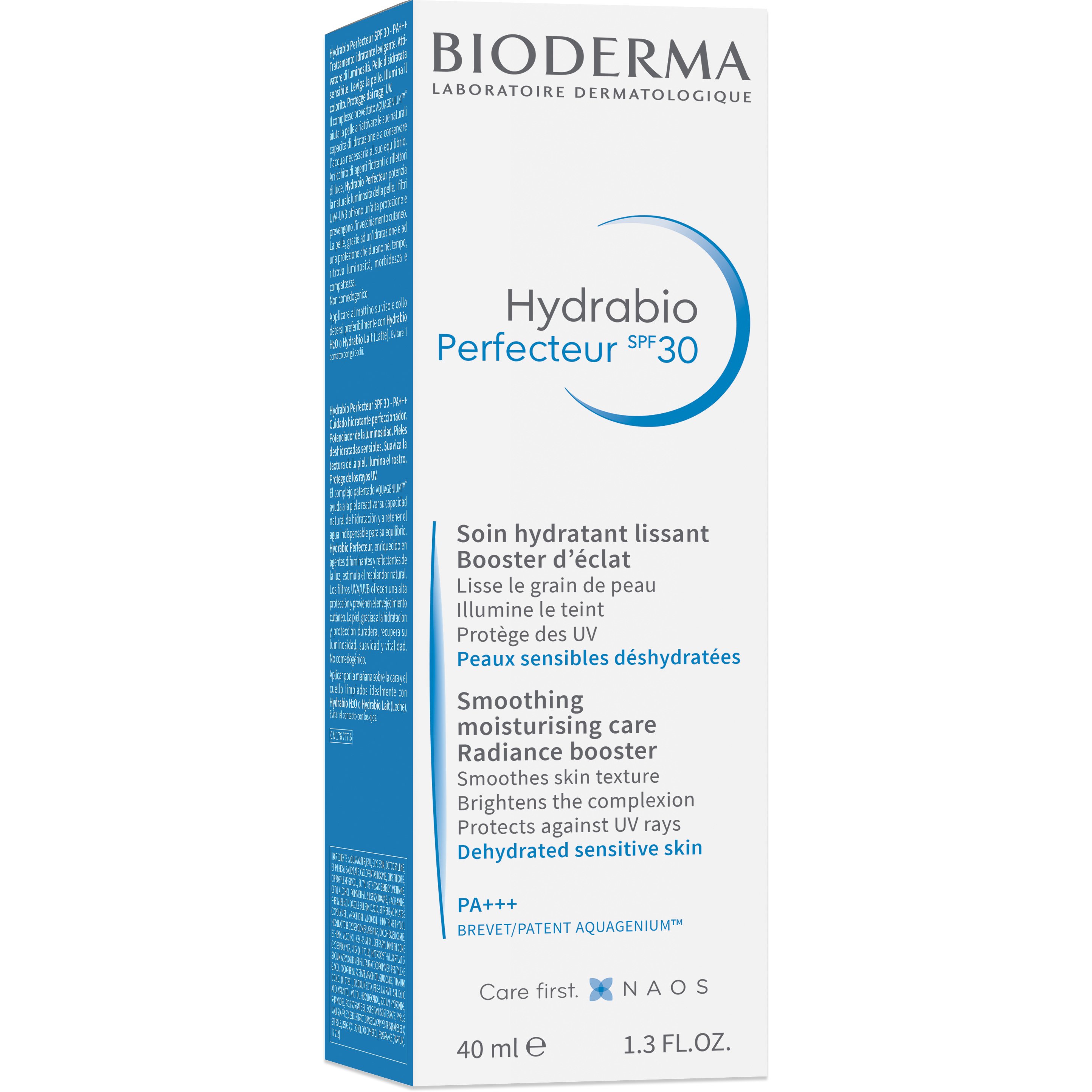Bioderma Hydrabio Perfecteur Spf30 Κρέμα Προσώπου που Λειαίνει, Φωτίζει και Προστατεύει 40ml