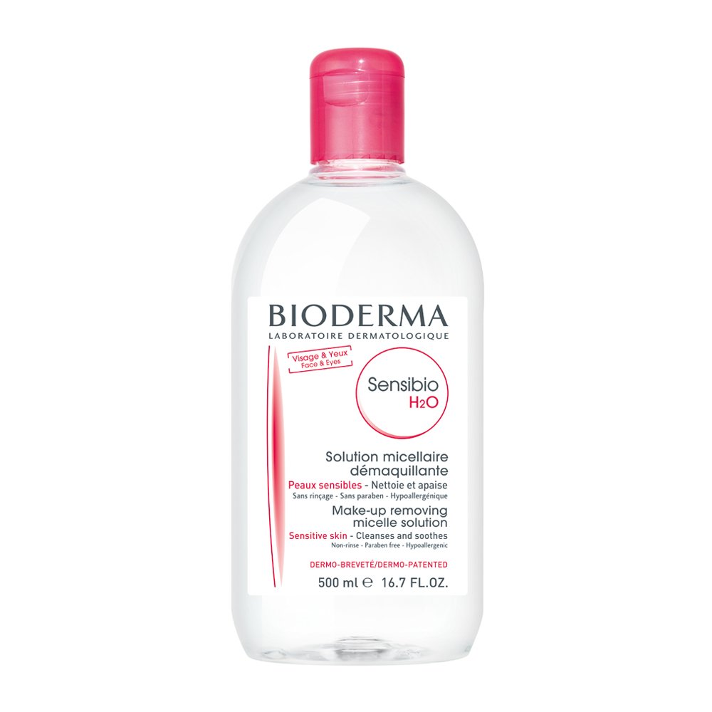 Bioderma Sensibio H20 Ήπιο Διάλυμα Καθαρισμού & Ντεμακιγιάζ Προσώπου Ματιών 500ml