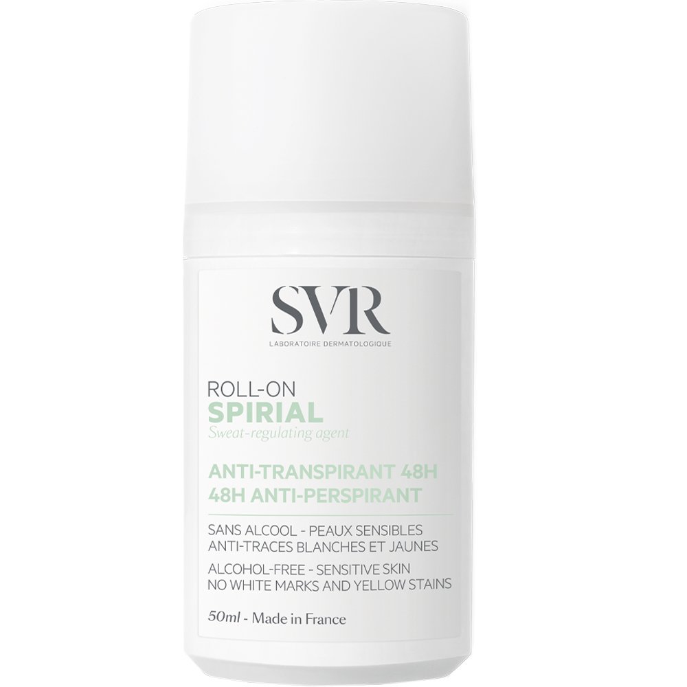 SVR Spirial 48h Anti-Perspirant Treatment Roll-On  Αποσμητικό & Αντιιδρωτικό Roll-on Μεγάλης Διάρκειας Κατάλληλο για την Αντιμετώπιση της Έντονης Εφίδρωσης 50ml