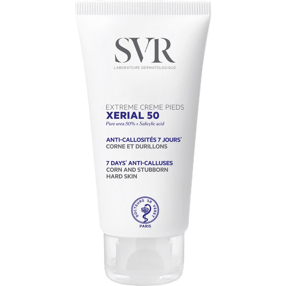 SVR Xerial 50 Anti-Calluses Foot Cream Κρέμα Ποδιών με Ουρία 50% για Αντιμετώπιση των Κάλων &  Ρόζων 50ml