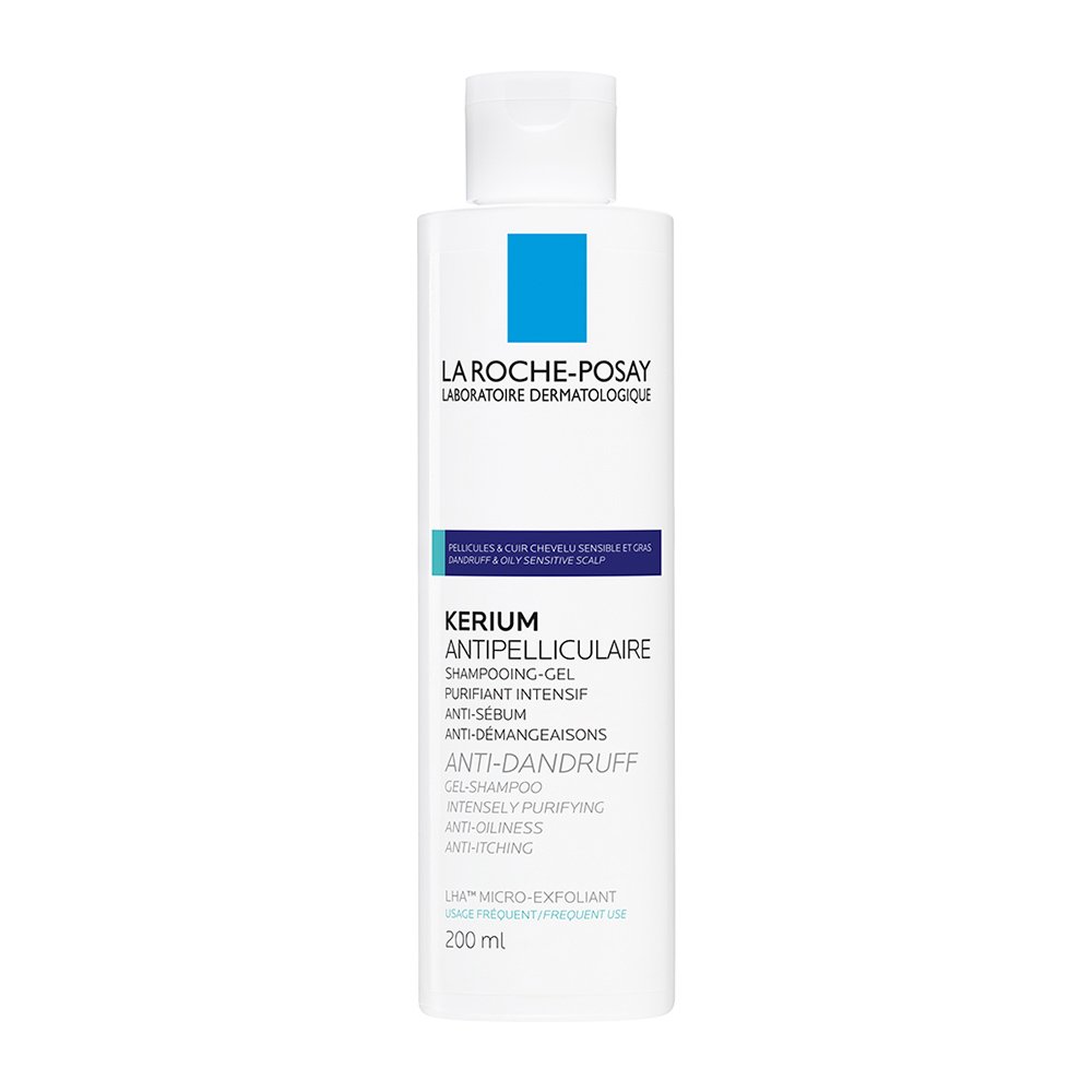La Roche-Posay Kerium Gel Shampoo Σαμπουάν Κατά της Πυτιρίδας για Λιπαρά Μαλλιά 200ml