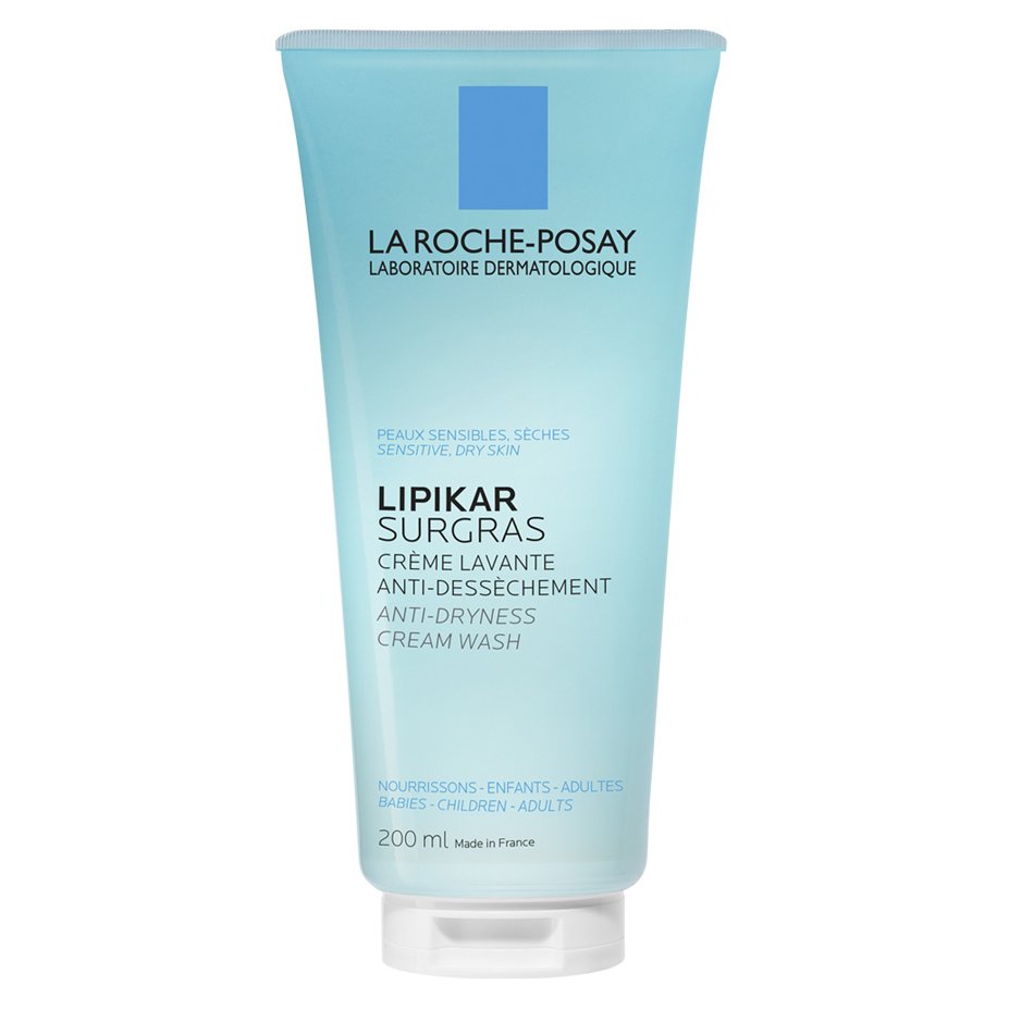 La Roche-Posay Lipikar Surgras Anti-Dryness Cream Wash Συμπυκνωμένο Καθαριστικό Σώματος σε Μορφή Κρέμας Κατά της Ξηρότητας του Δέρματος 200ml