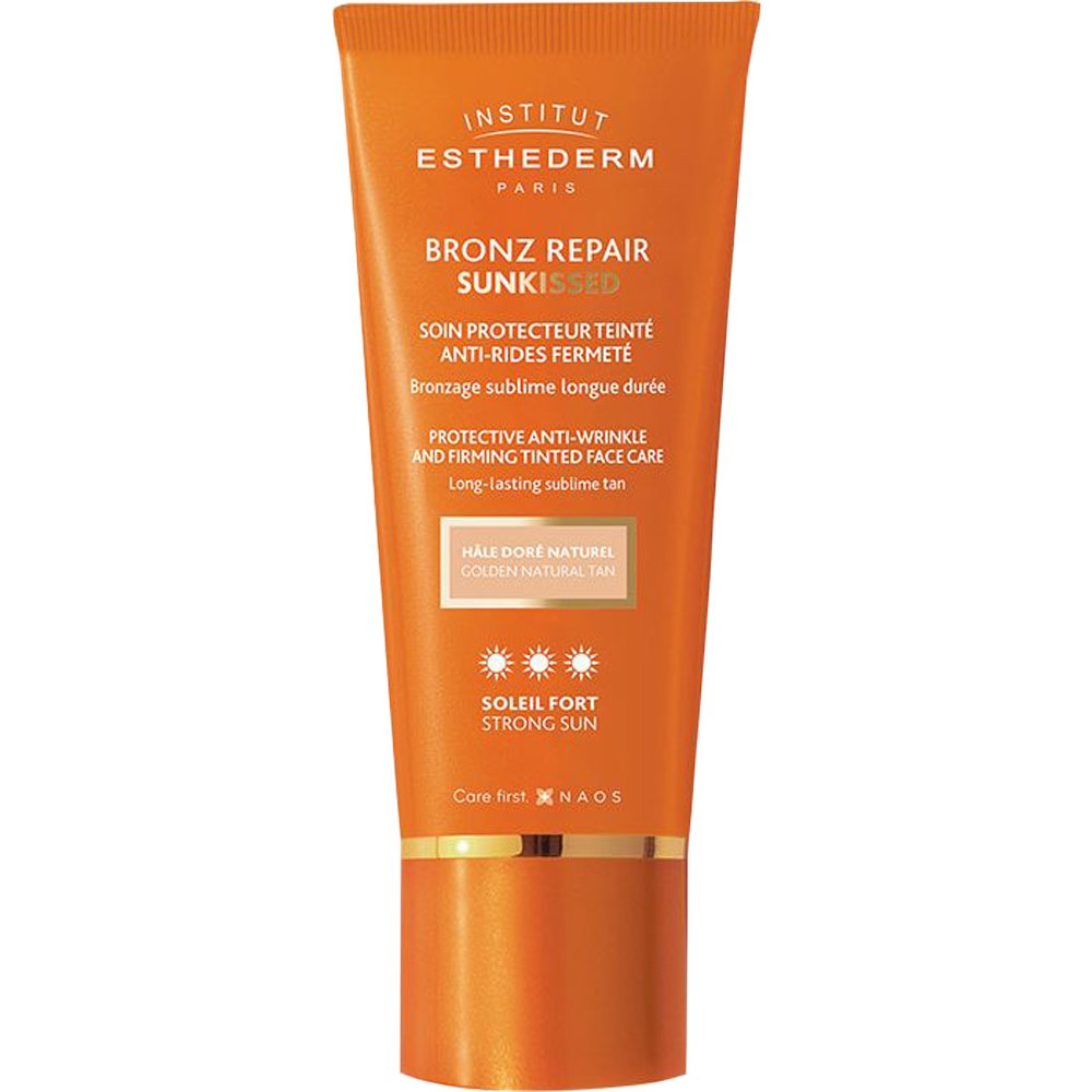 Institut Esthederm Insitut Esthederm Paris Bronz Repair Sunkissed Face Cream Αντιρυτιδική Κρέμα με Αντηλιακή Προστασία & Χρυσαφένιο Χρώμα 50ml