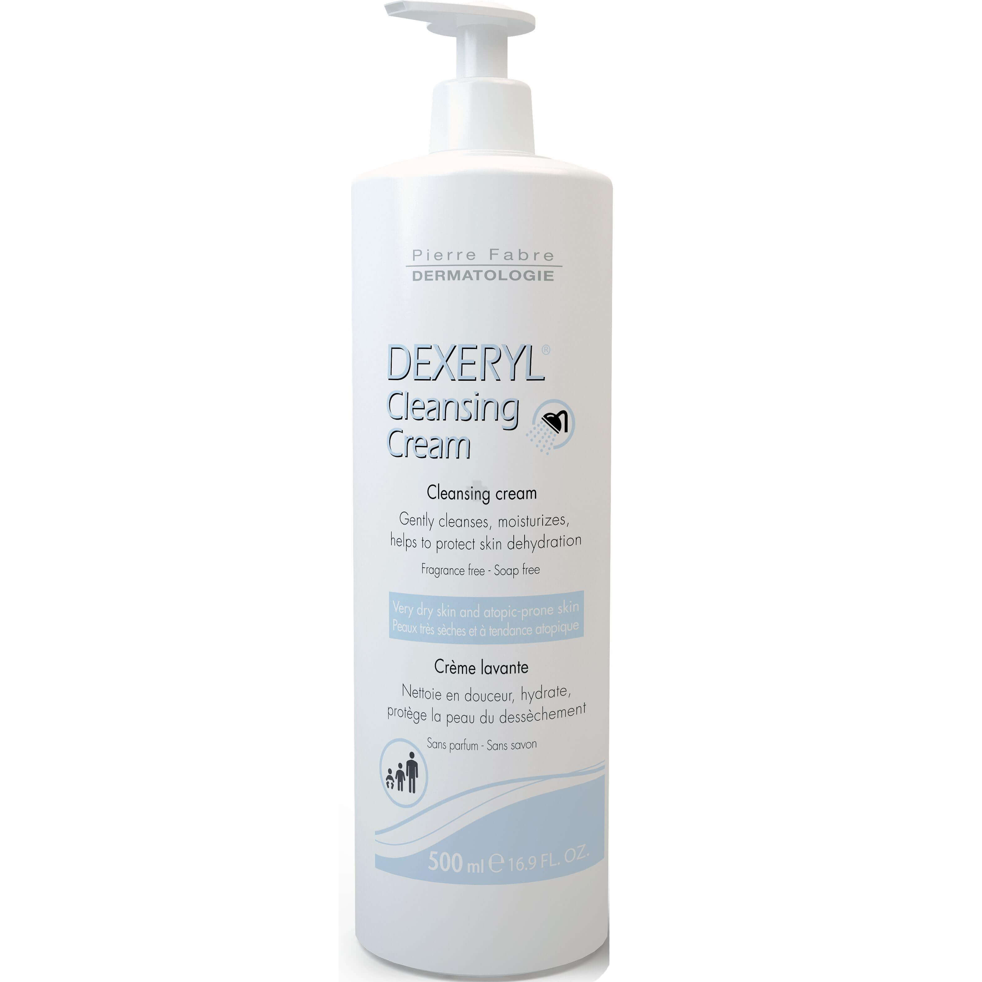 Dexeryl Cleansing Cream Κρέμα Απαλού Καθαρισμού & Ενυδάτωσης για Πολύ Ξηρό – Ατοπικό Δέρμα 500ml