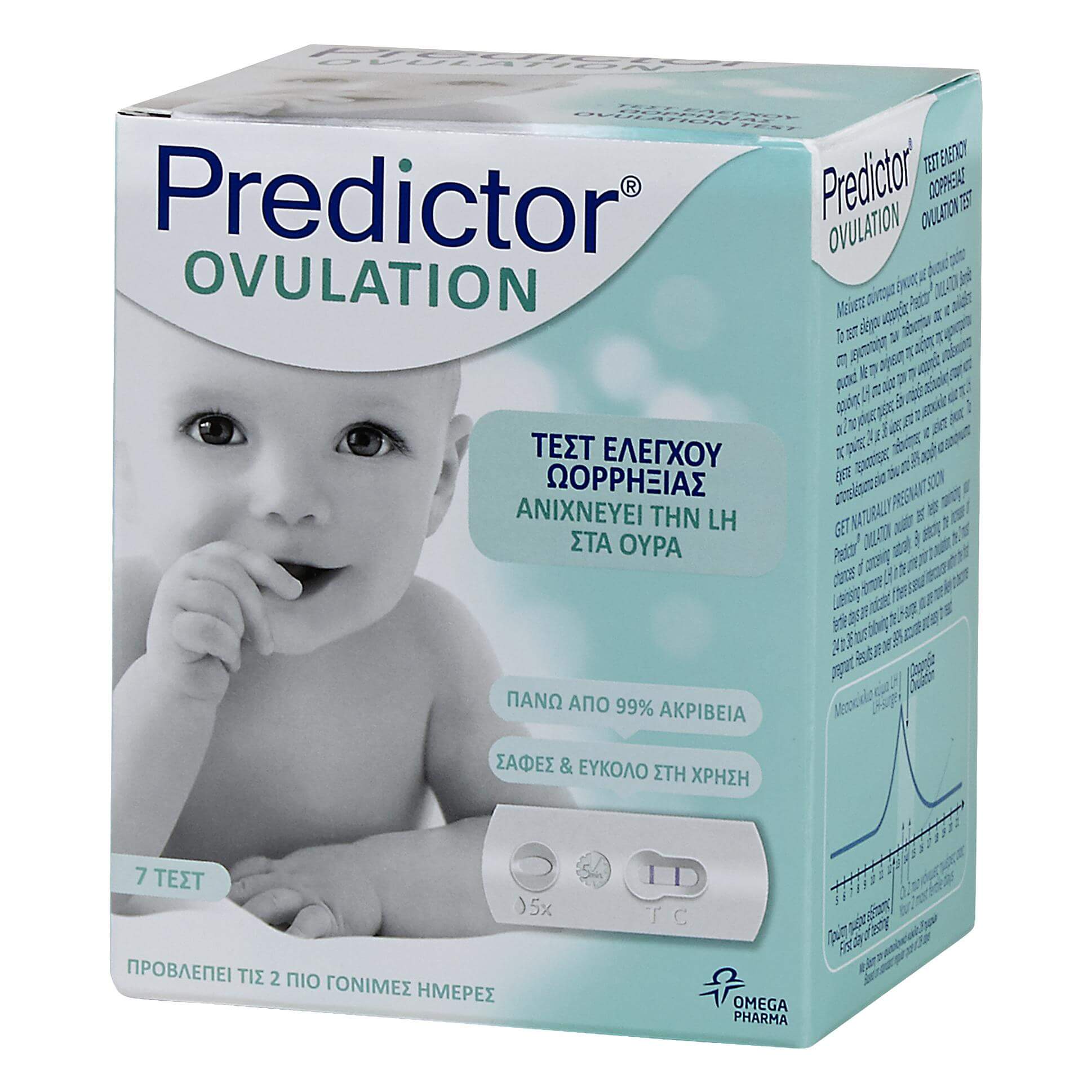 Predictor Ovulation Test Ωορρηξίας 7τμχ