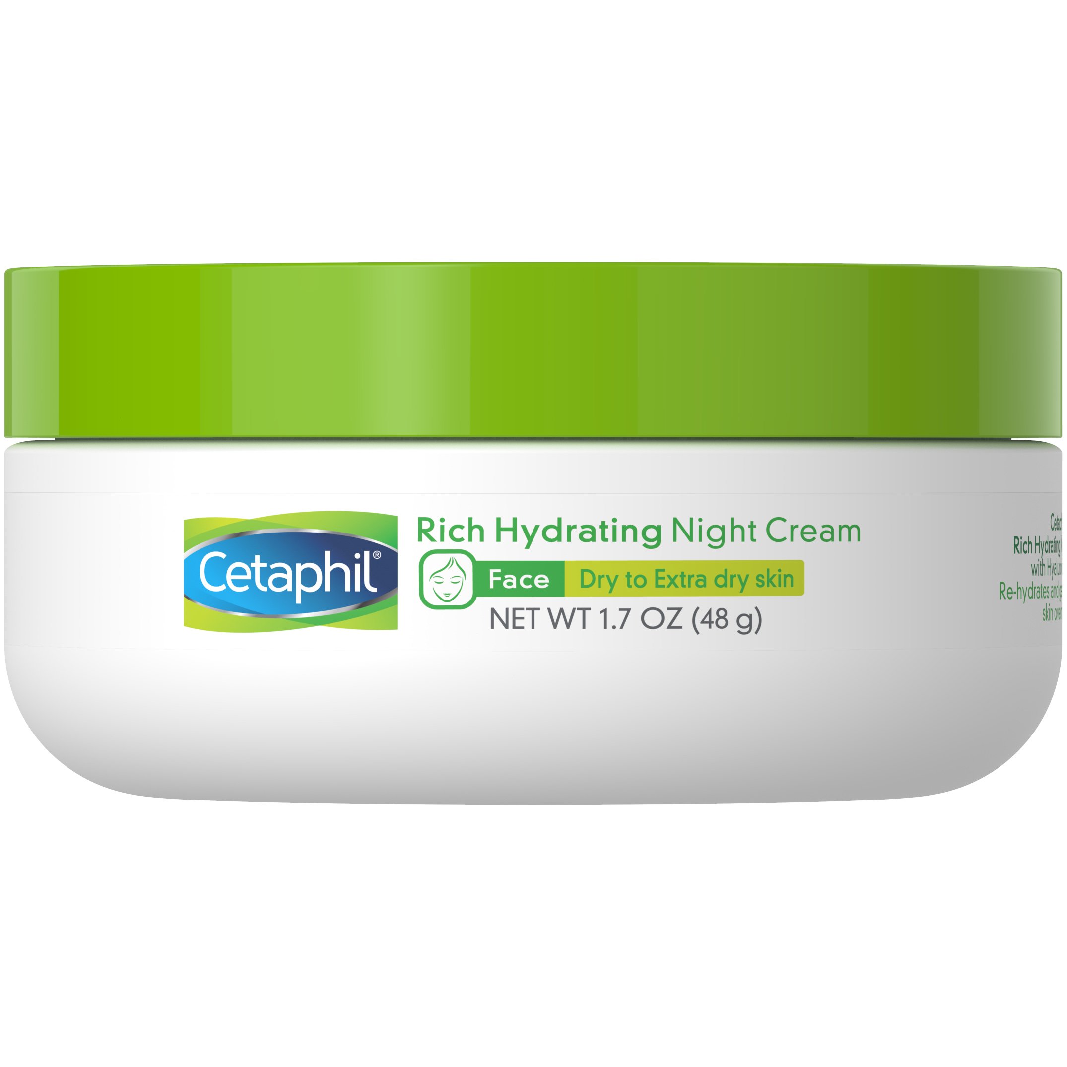 Cetaphil Rich Hydrating Night Face Cream Ενυδατική Κρέμα Προσώπου Νύχτας Πλούσιας Υφής 48ml