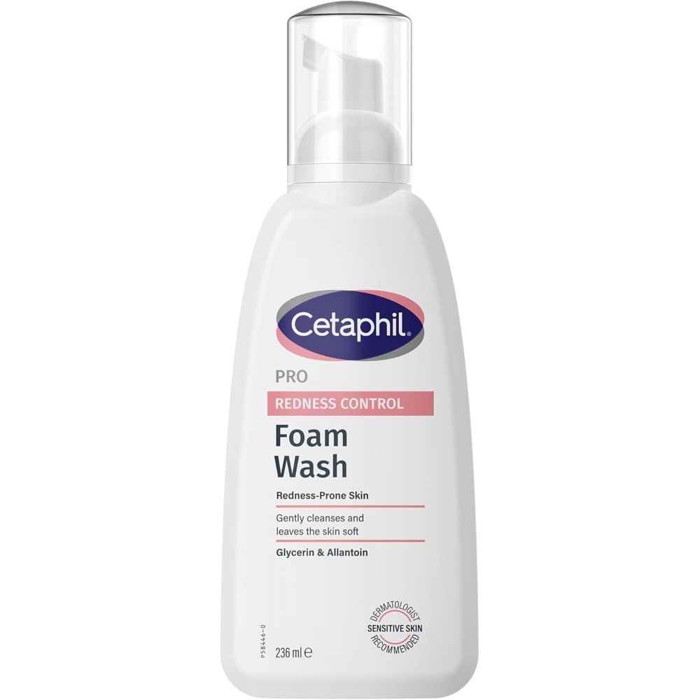 Cetaphil Pro Redness Control Foaming Wash Απαλός Αφρός Καθαρισμού για Ευαίσθητο Δέρμα με Τάση για Ερυθρότητα 236ml