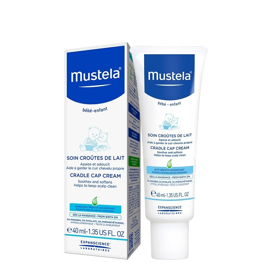 Mustela Cradle Cap Cream Καταπραϋντική Κρέμα για τη Νινίδα 40ml