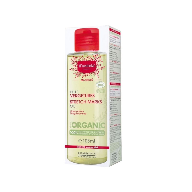 Mustela Maternite Stretch Marks Prevention Oil Βοηθά στην Πρόληψη των Ραγάδων 105ml