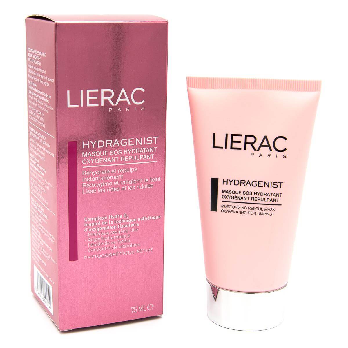 Lierac Hydragenist Moisturizing Rescue Mask Oxygenating Replumping Μάσκα SOS Ενυδάτωσης, Οξυγόνωσης & Επαναπύκνωσης 75ml