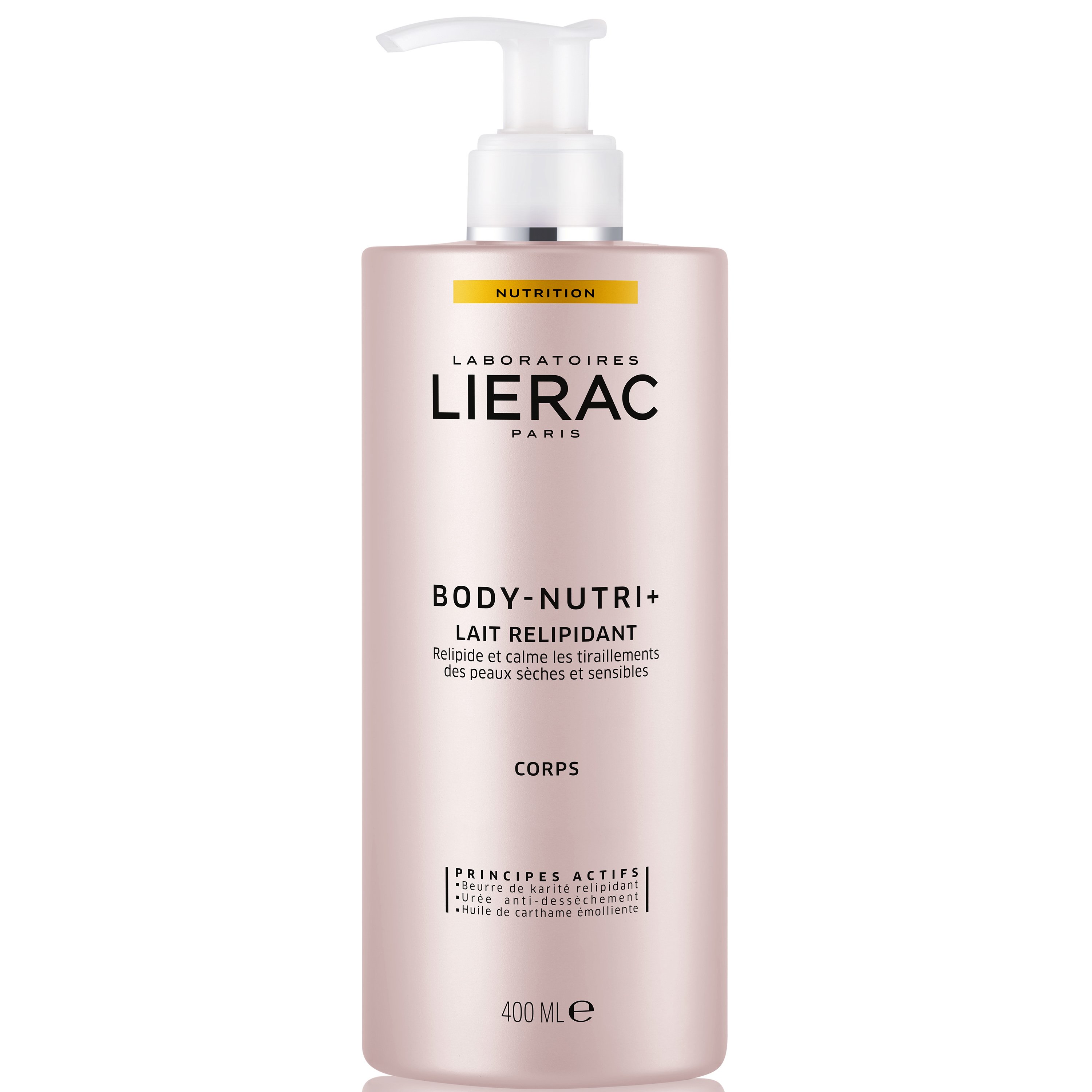 Lierac Body-Nutri+ Lait Relipidant Γαλάκτωμα Σώματος Κατά της Ξηρότητας, Αναπληρώνει τα Λιπίδια της Επιδερμίδας 400ml