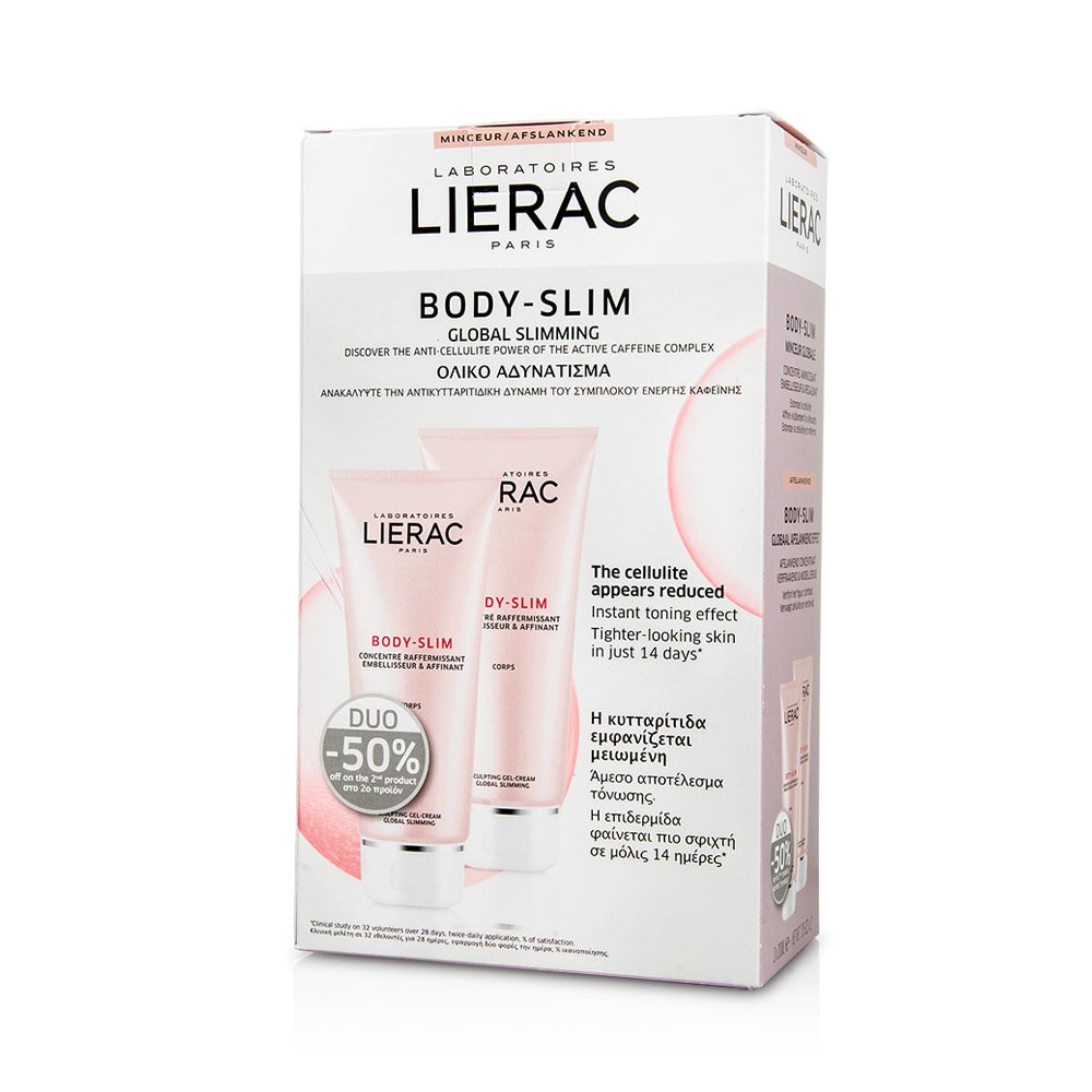 Lierac Πακέτο Προσφοράς Body-Slim Minceur Globale Ολικό Σύστημα Αδυνατίσματος , Ομορφιάς & Επανασμίλευσης της Σιλουέτας 2x200ml