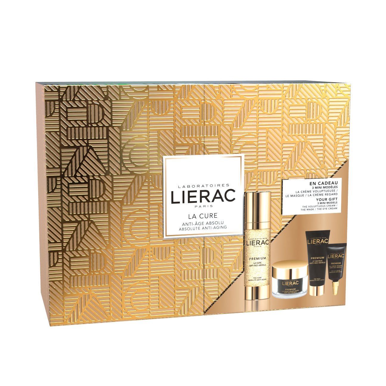 Lierac Gift Box Premium La Cure Anti-Age Absolu 30ml & Δώρο Premium La Creme Voluptueuse 15ml, La Masque 10ml, The Eye Cream 3ml