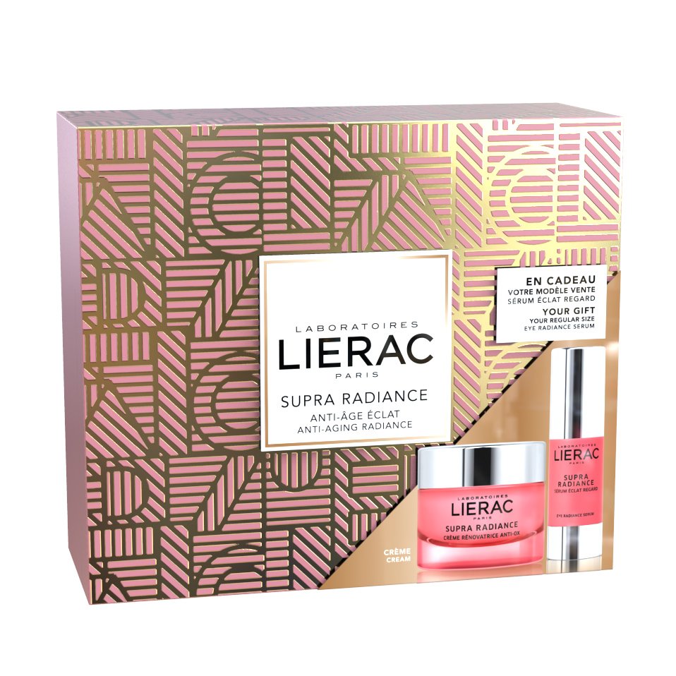 Lierac Gift Box Supra Radiance Creme Renovatrice Anti-Ox 50ml & Δώρο Supra Radiance Eye Radiance Serum 15ml