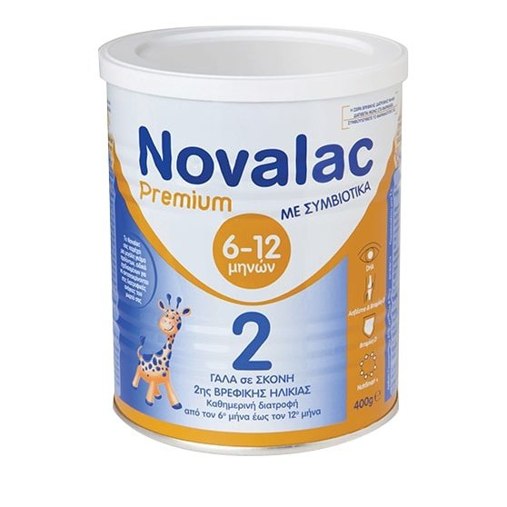 Novalac Premium No 2 Γάλα 2ης Βρεφικής Ηλικίας Από Τον 6ο Έως Τον 12ο Μήνα 400gr