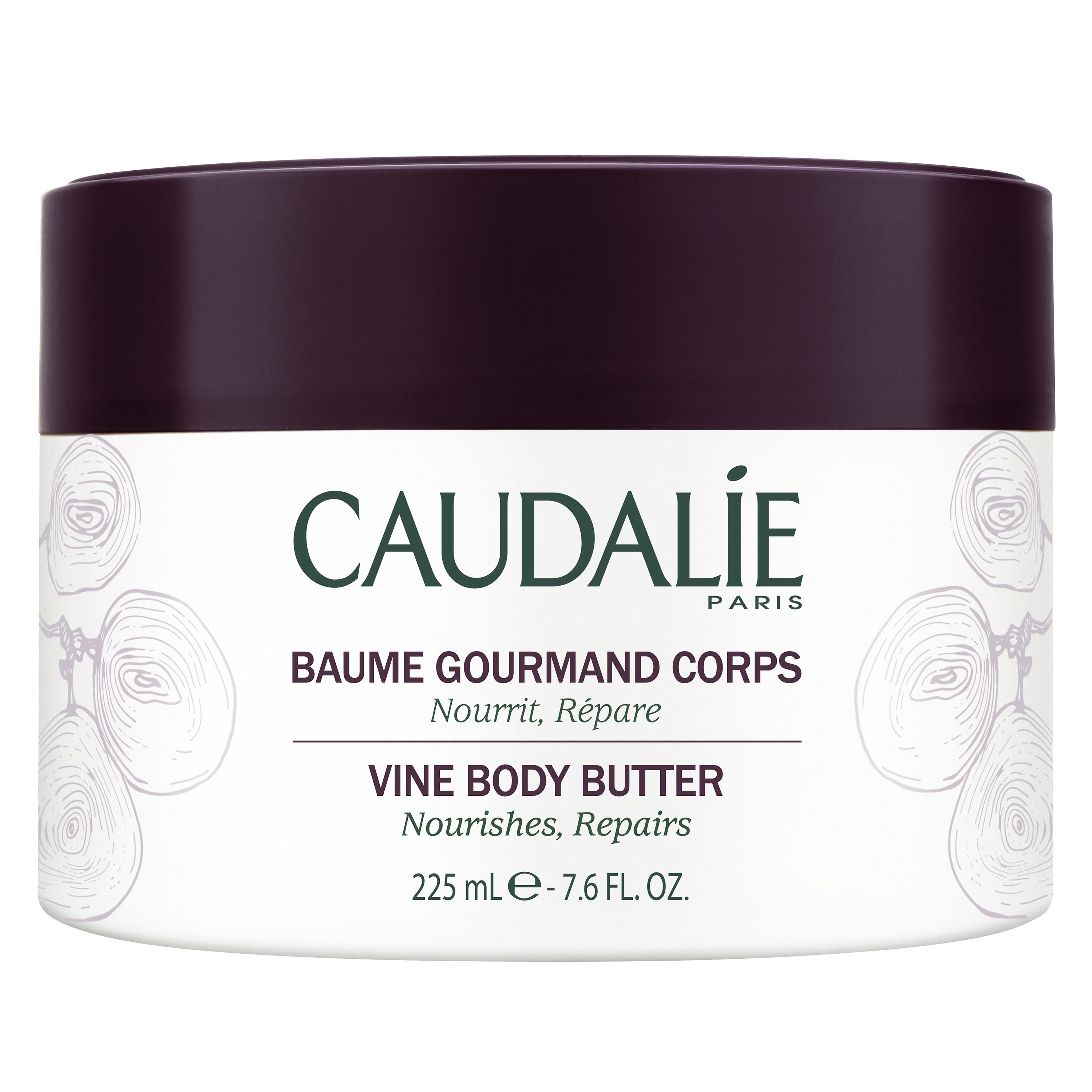 Caudalie Vine Body Butter Θρεπτικό, Επανορθωτικό, Καταπραϋντικό Γαλάκτωμα Σώματος 225ml