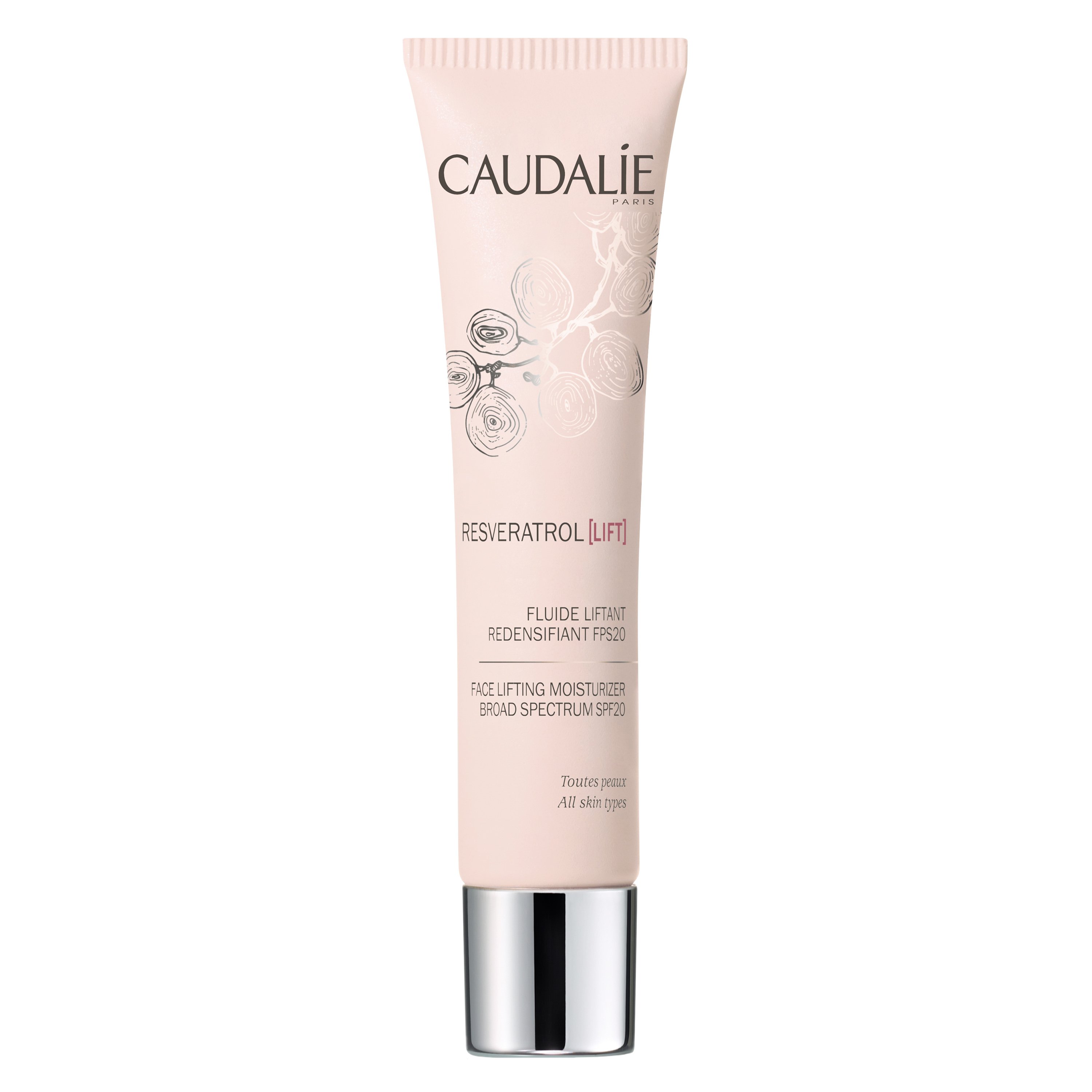 Caudalie Resveratrol Lift Face Lifting Moisturizer Broad Spectrum Spf20 Συσφικτική,Αντιρυτιδική Κρέμα με Δείκτη Προστασίας 40ml