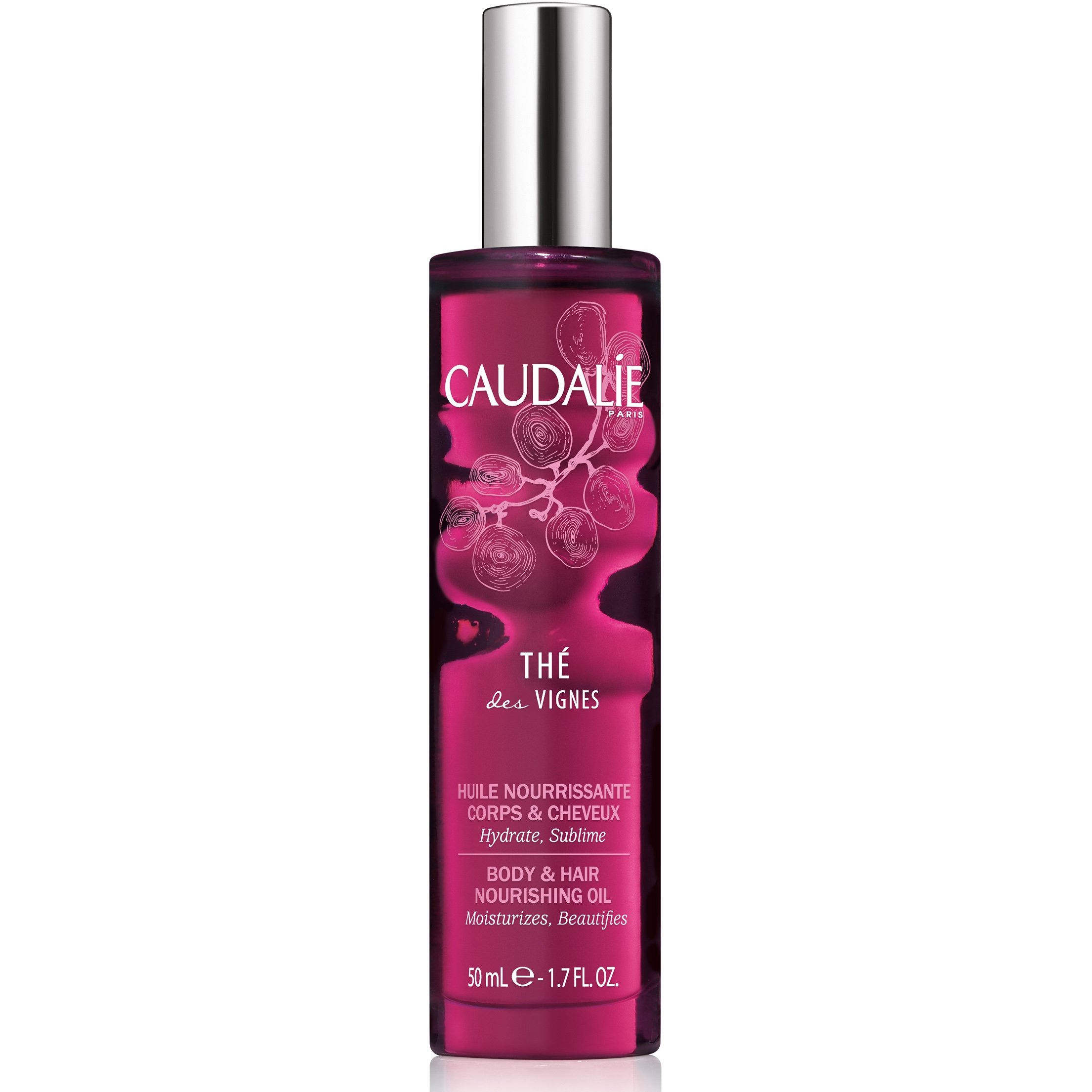 Caudalie The Des Vignes Body & Hair Nourishing Oil Θρεπτικό Αρωματικό Ξηρό Λάδι για Σώμα/Μαλλιά 50ml