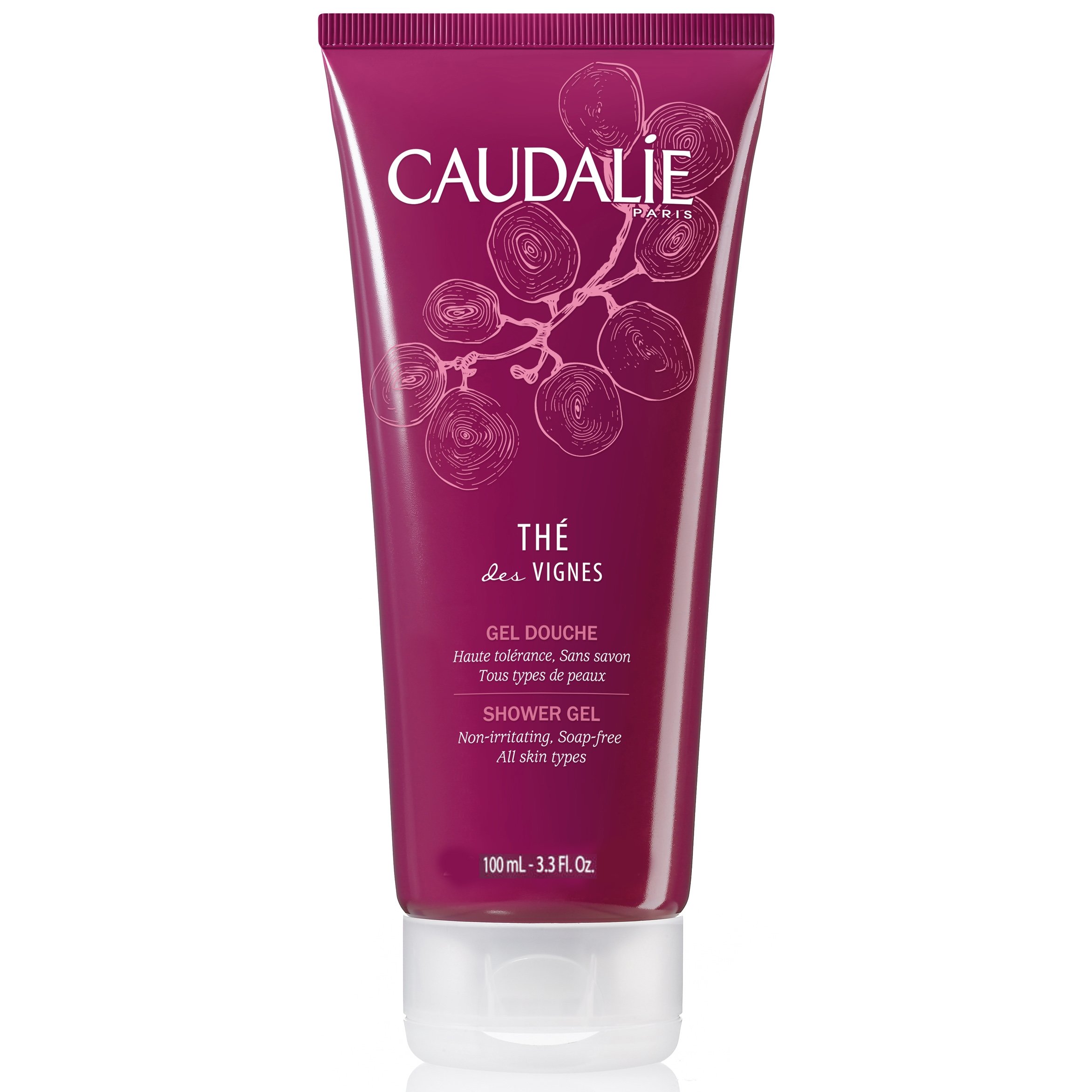 Caudalie The Des Vignes Shower Gel Αρωματισμένο Απαλό Αφρόλουτρο για Ευαίσθητες Επιδερμίδες 100ml