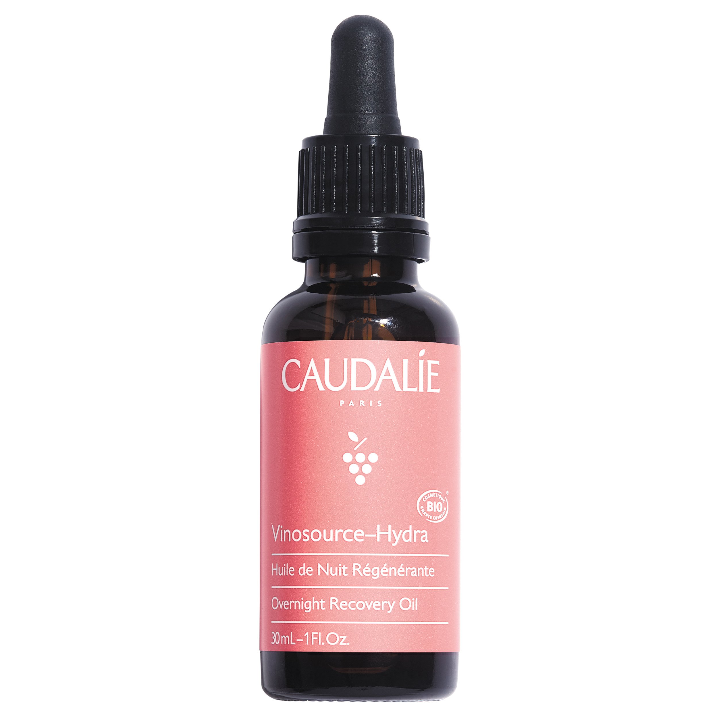 Caudalie Vinosource – Hydra Overnight Recovery Oil Έλαιο Άμεσης Θρέψης της Ξηρής & Ευαίσθητης Επιδερμίδας 30ml