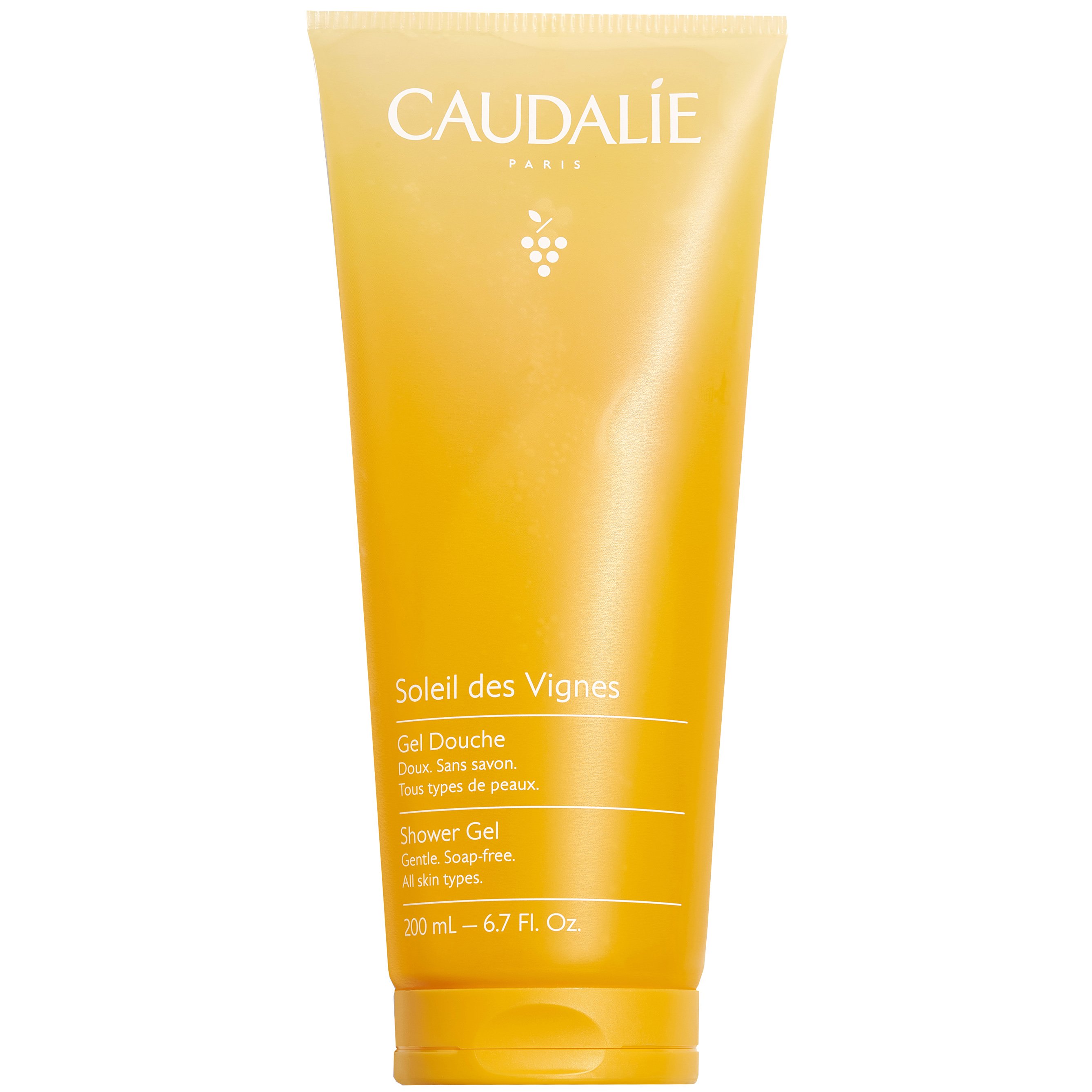 Caudalie Soleil Des Vignes Shower Gel Πολυτελές Αφρόλουτρο με Νότες Καρύδας, Ανθών Πορτοκαλιάς & Γιασεμιού 200ml