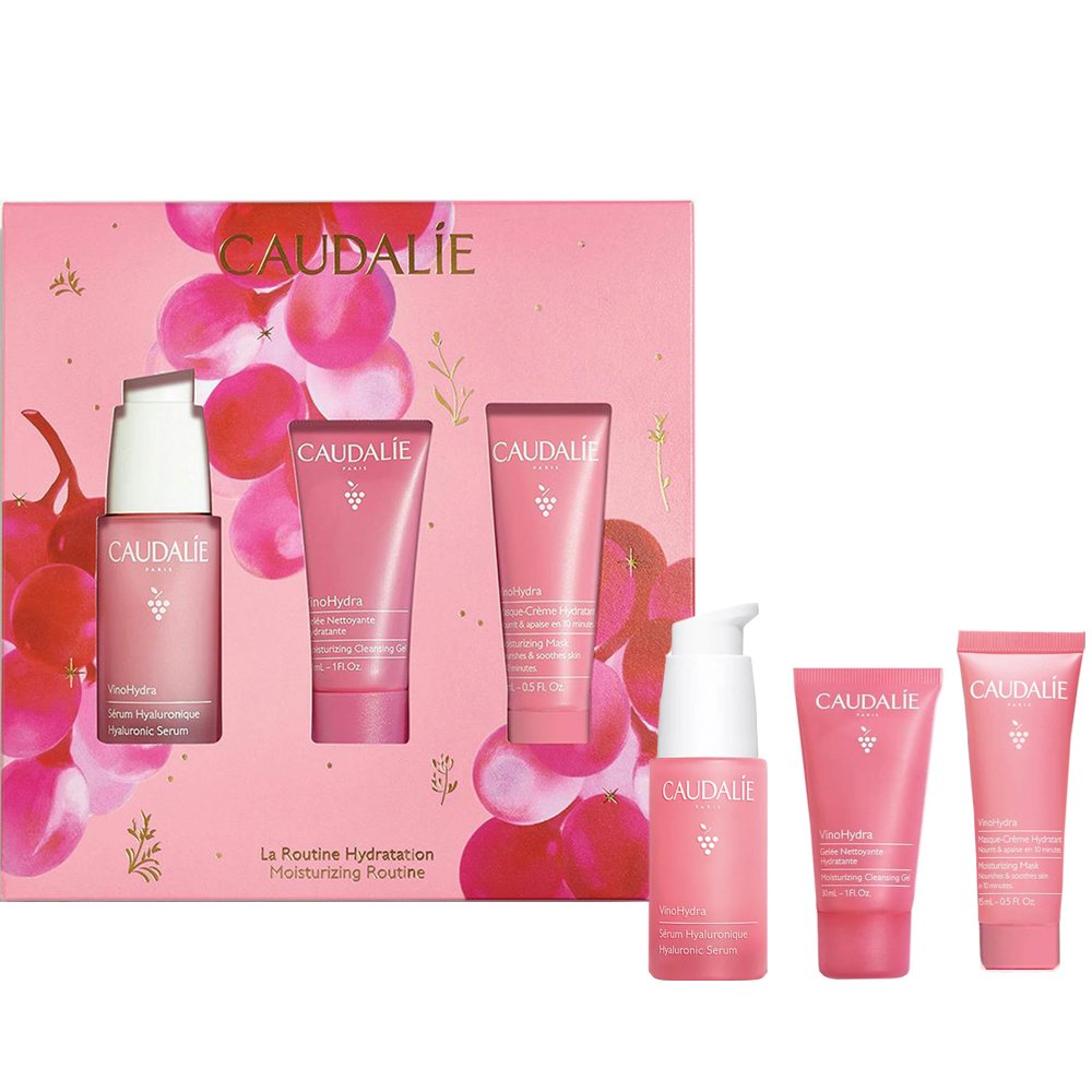 Caudalie Caudalie Promo VinoHydra Hyaluronic Serum 30ml & Δώρο Moisturizing Cleansing Gel 30ml & Δώρο Moisturizing Mask 15ml