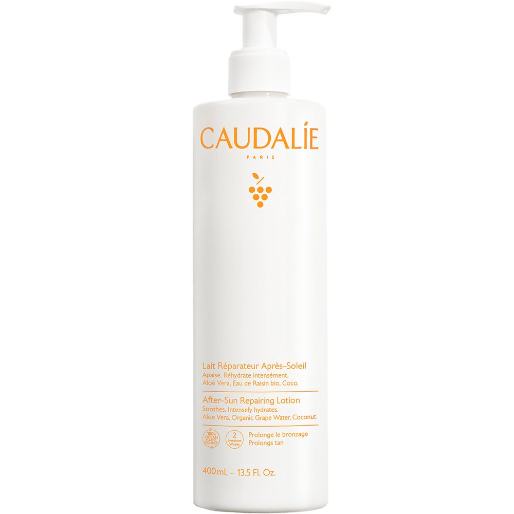 Caudalie Vinosun Repairing After-Sun Lotion Καταπραϋντική Lotion Ενυδάτωσης & Επανόρθωσης για Μετά τον Ήλιο που Παρατείνει το Μαύρισμα με Αντλία 400ml