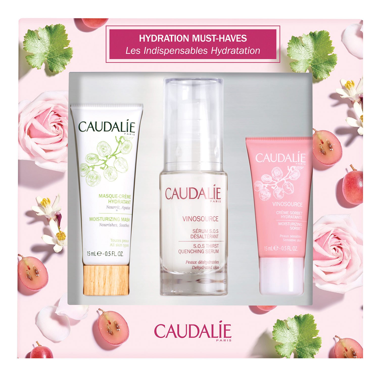 Caudalie Πακέτο Προσφοράς Hydration Must-Haves Ολοκληρωμένη Φροντίδα Ενυδάτωσης της Επιδερμίδας